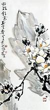 张正忠花鸟画 玉雪图