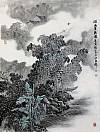 张正忠田园山水画  微雨双燕